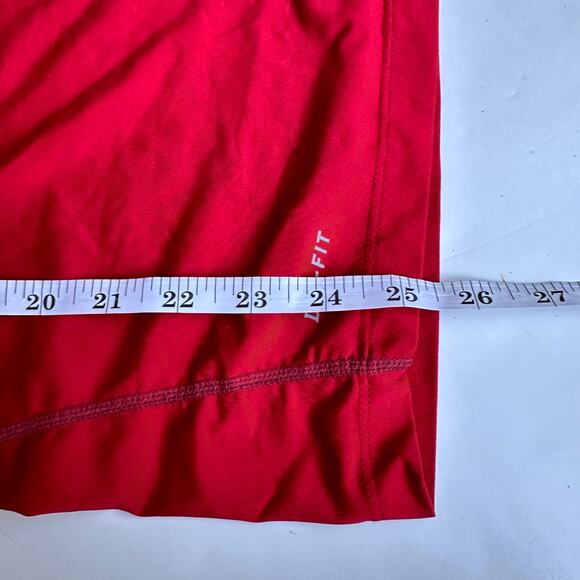 Nike Pro Combat Red Drifit Fitted Tee - Men's Large - Picture 9 of 9